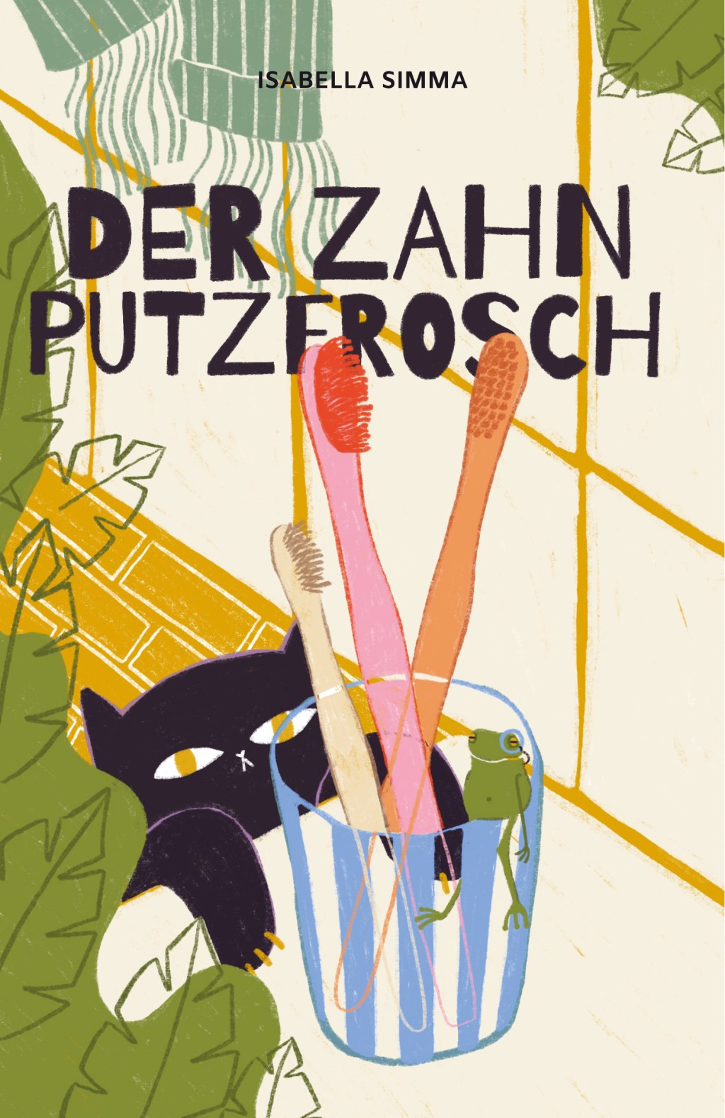 Der Zahnputzfrosch Buchcover - Urheberrecht Lara Pretz