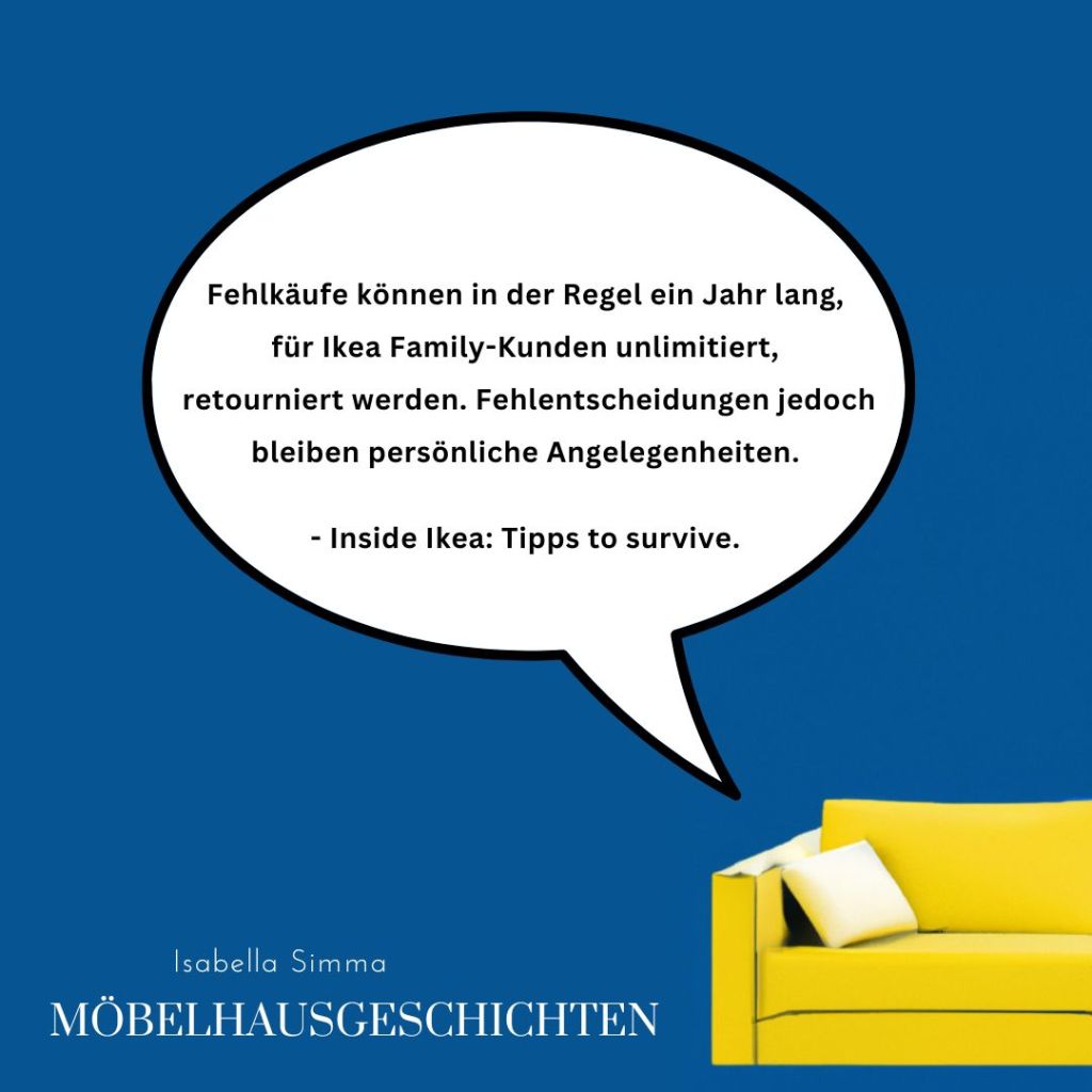 Möbelhausgeschichten Zitat